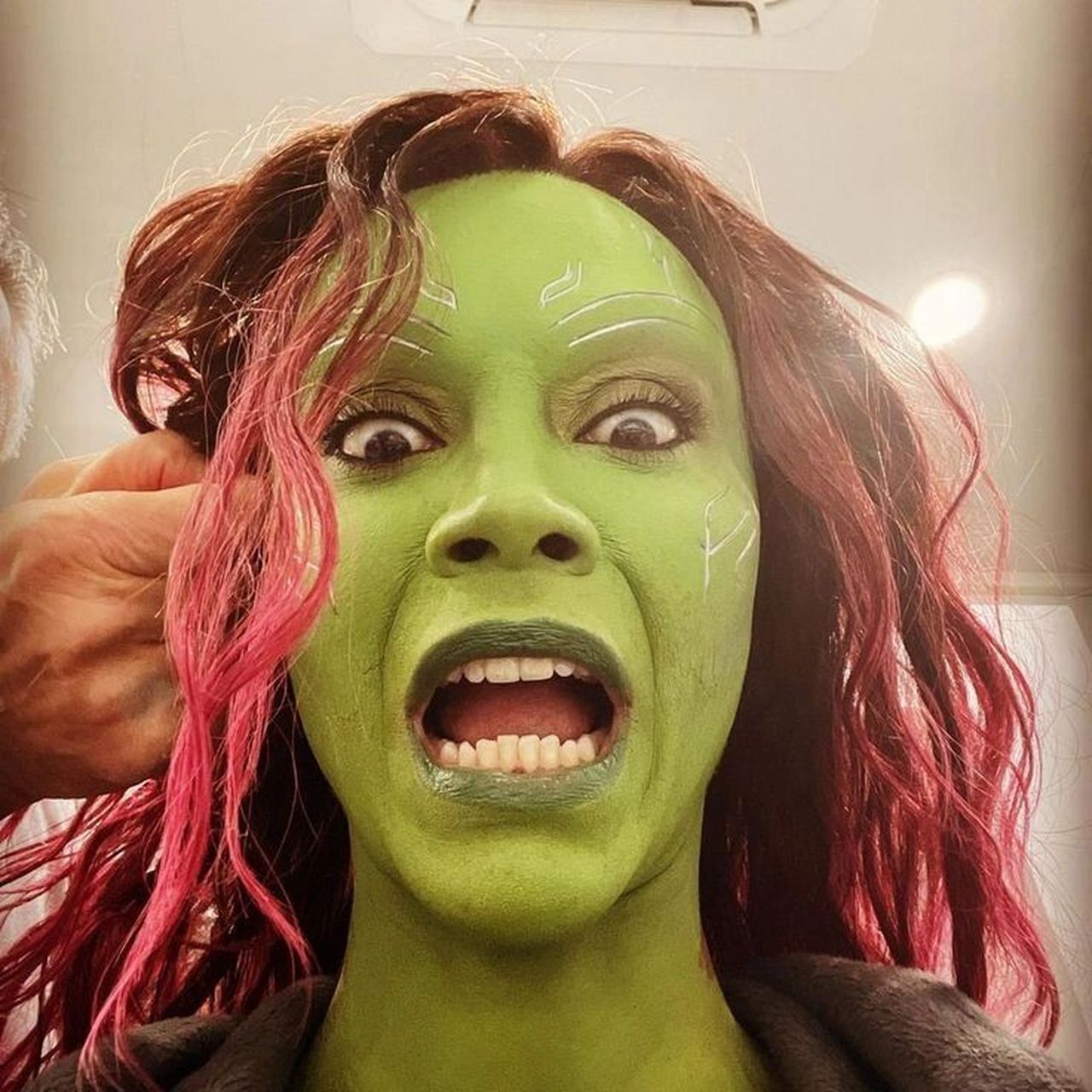 银河护卫队里表情多多的卡魔拉 卡魔拉扮演者zoe saldana除了是卡魔拉