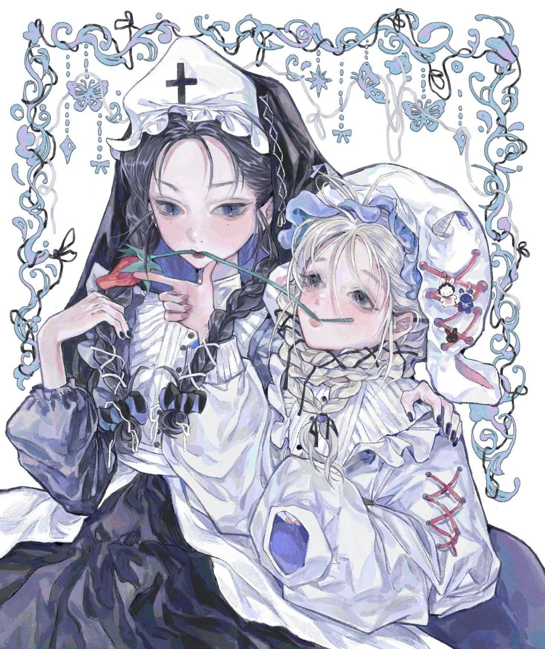 修女&羊 又画了俺oc