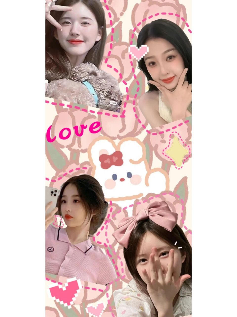 虞书欣和赵露思壁纸 虞书欣和赵露思两甜妹太适合做闺蜜了,壁纸推荐