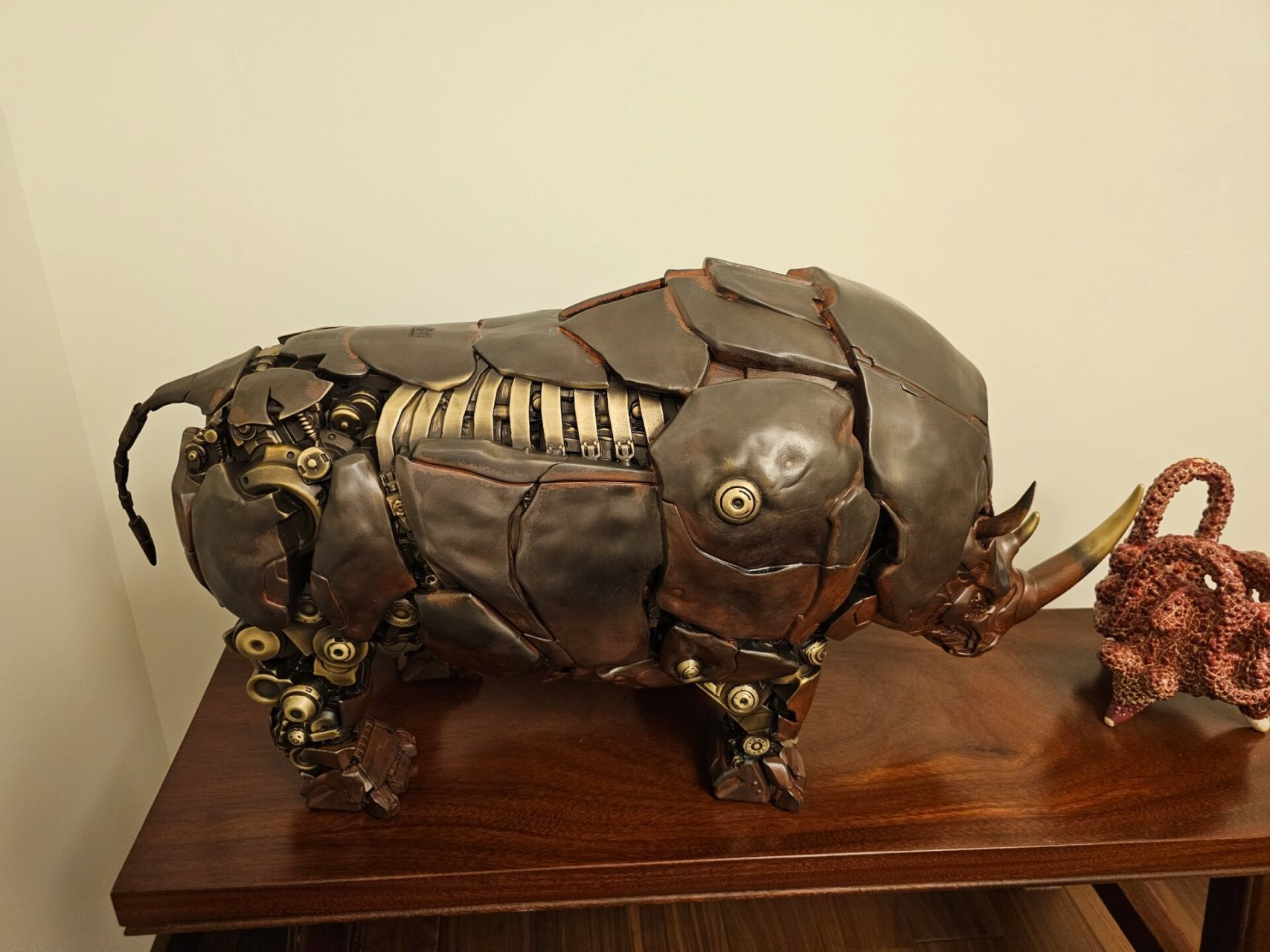 铜师傅 变形金刚7 犀牛勇士 电影版犀牛勇士的野兽形态建模还是不错的