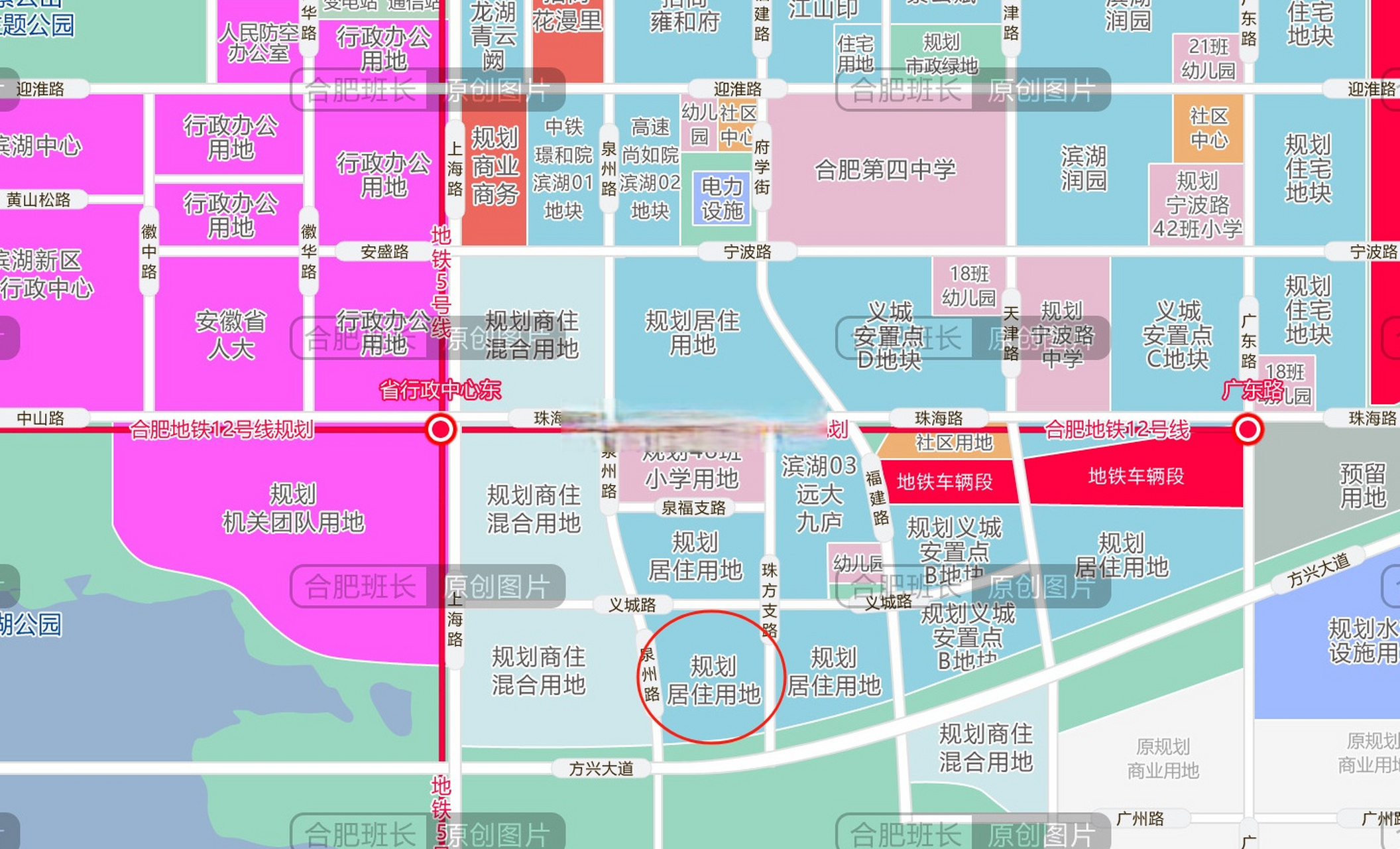 合肥临时又加了滨湖省府东一宗居住用地,位于远大九庐东南侧,这样7月