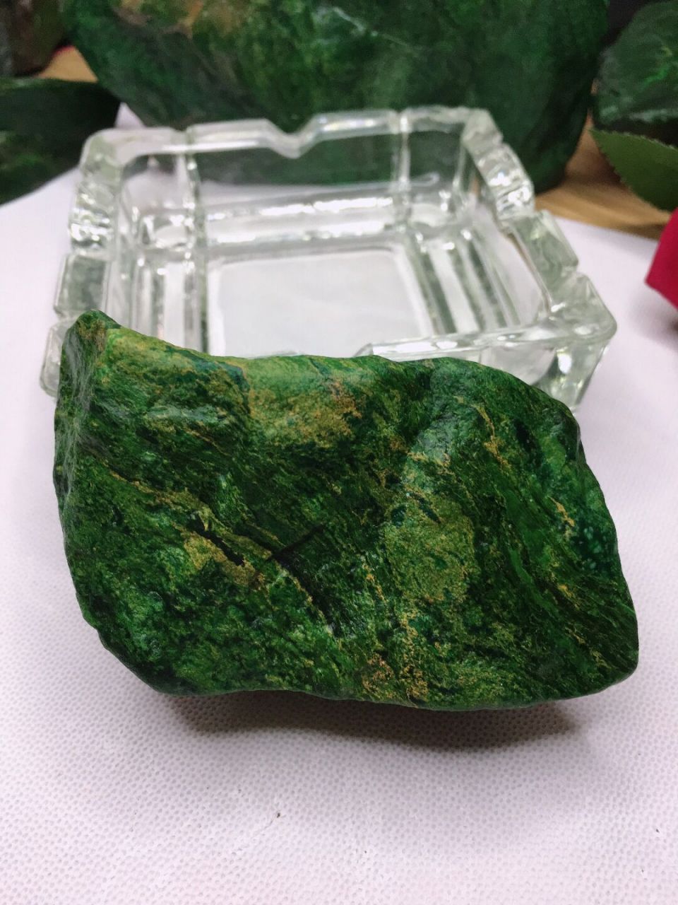 广绿玉石天然#原石# #广绿玉