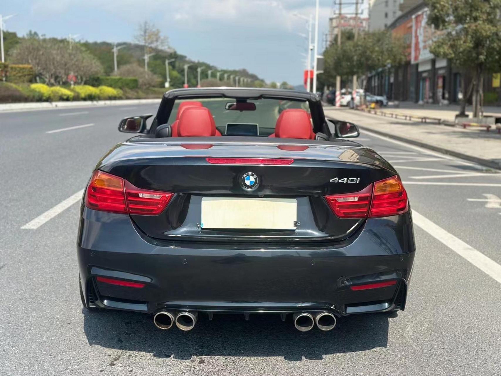 14年宝马428i敞篷运动豪华,表显7万多公里,升级m4包围,火山红内饰