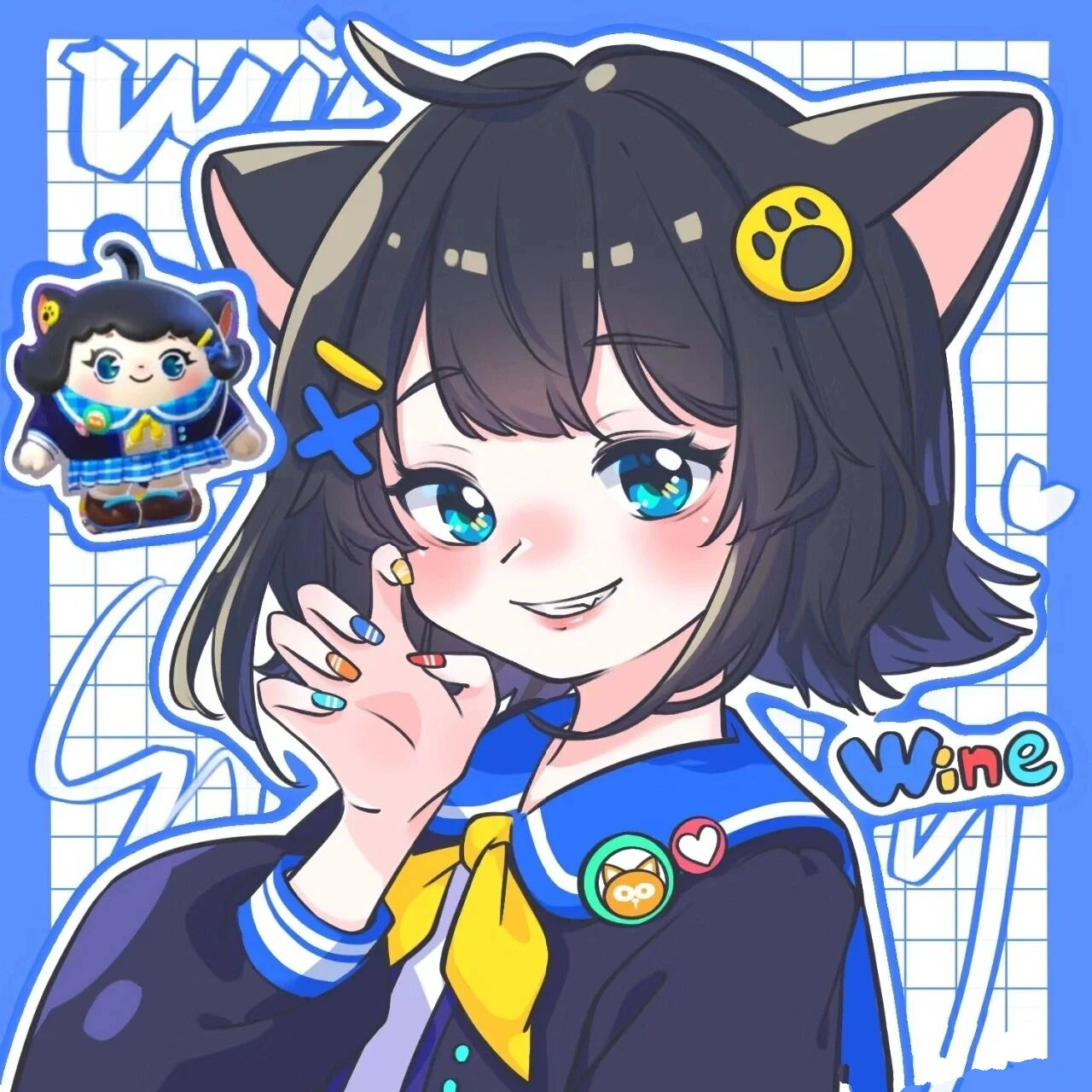 淘气丸子蛋仔头像来哒!