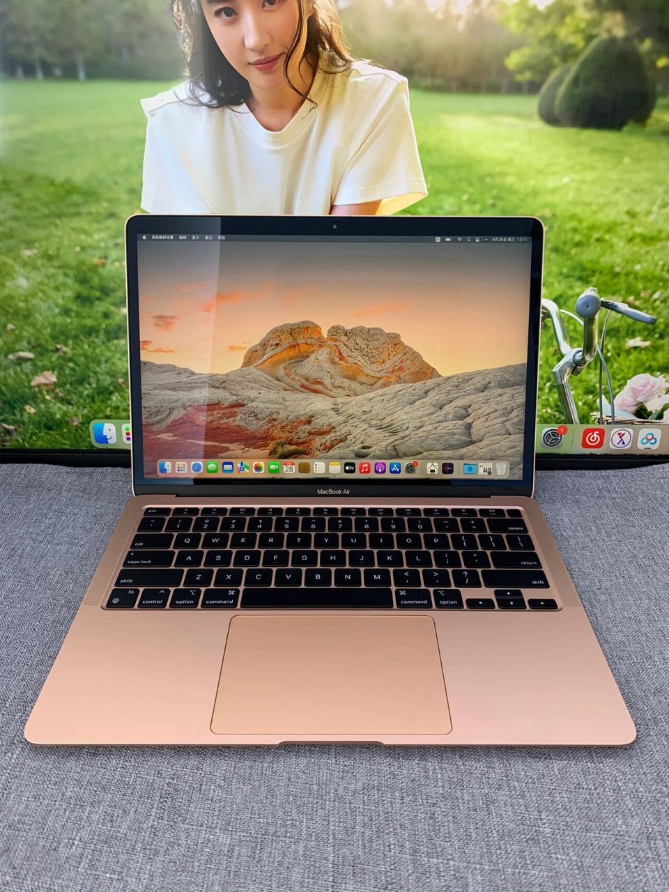 macbook air m1 8 256 玫瑰金 macbook air 2020款 m1处理器 8 256