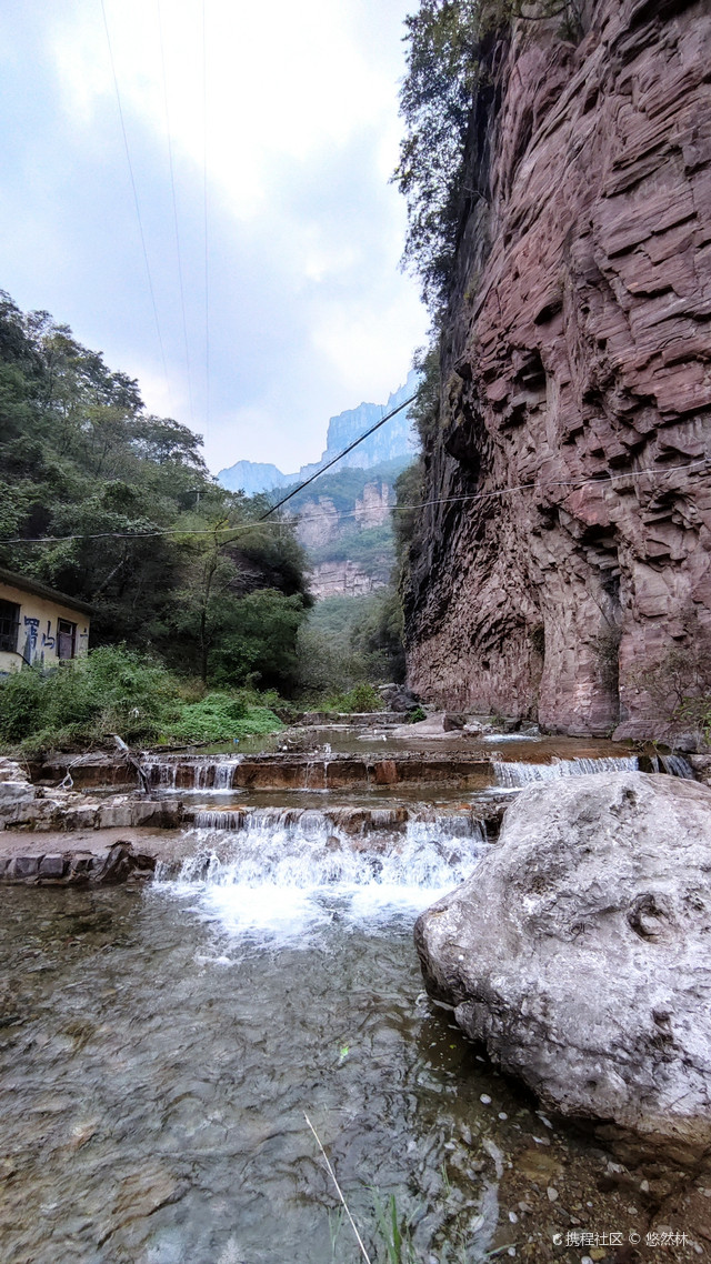林州市千瀑沟景区,景色自然生态.