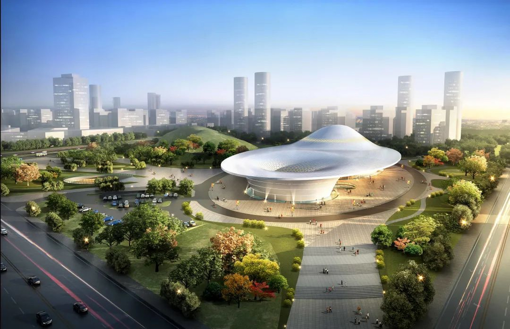 鄂州文化中心项目顺利冲出"正负零"!