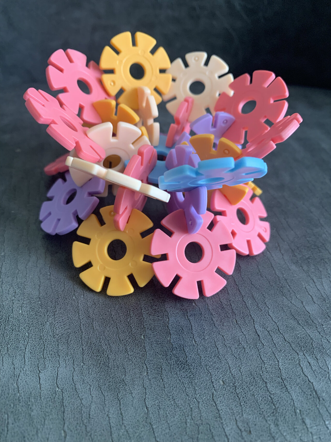 雪花片之精美花篮