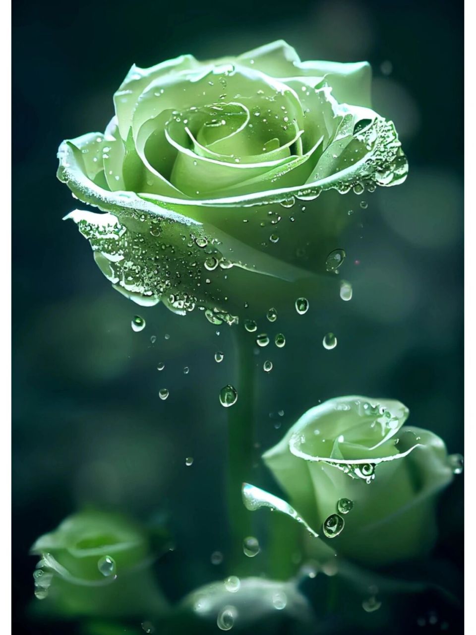 有一种花叫:苏格兰绿玫瑰花语,它的花语是yong不老去的爱情,即使时间