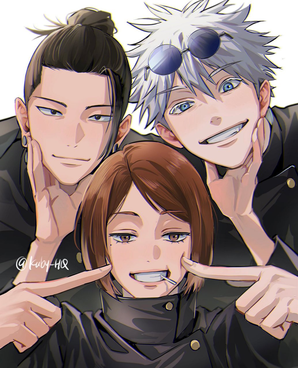 咒术回战#三人组 twi:kuby_hq#二次元新鲜事