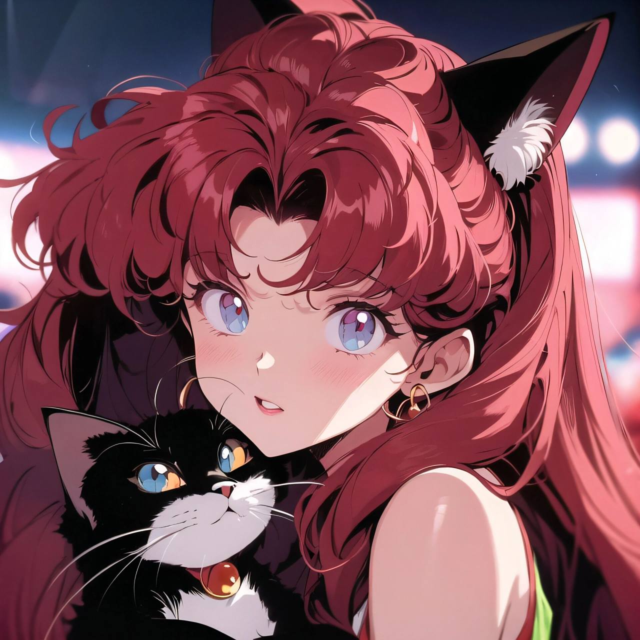 旧漫红色系女头