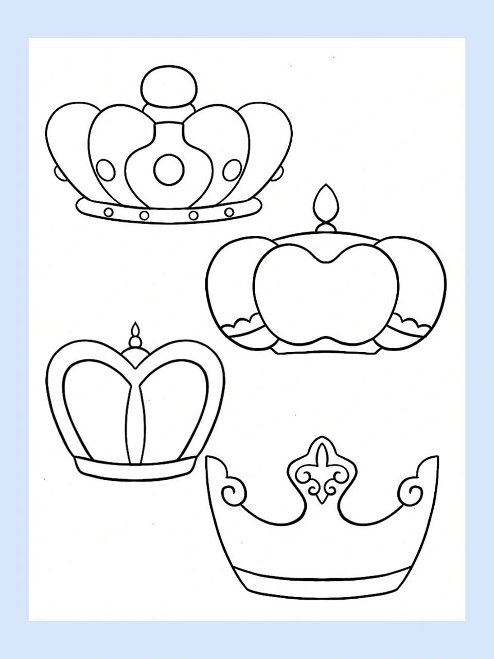 皇冠图片简笔画 手绘图片