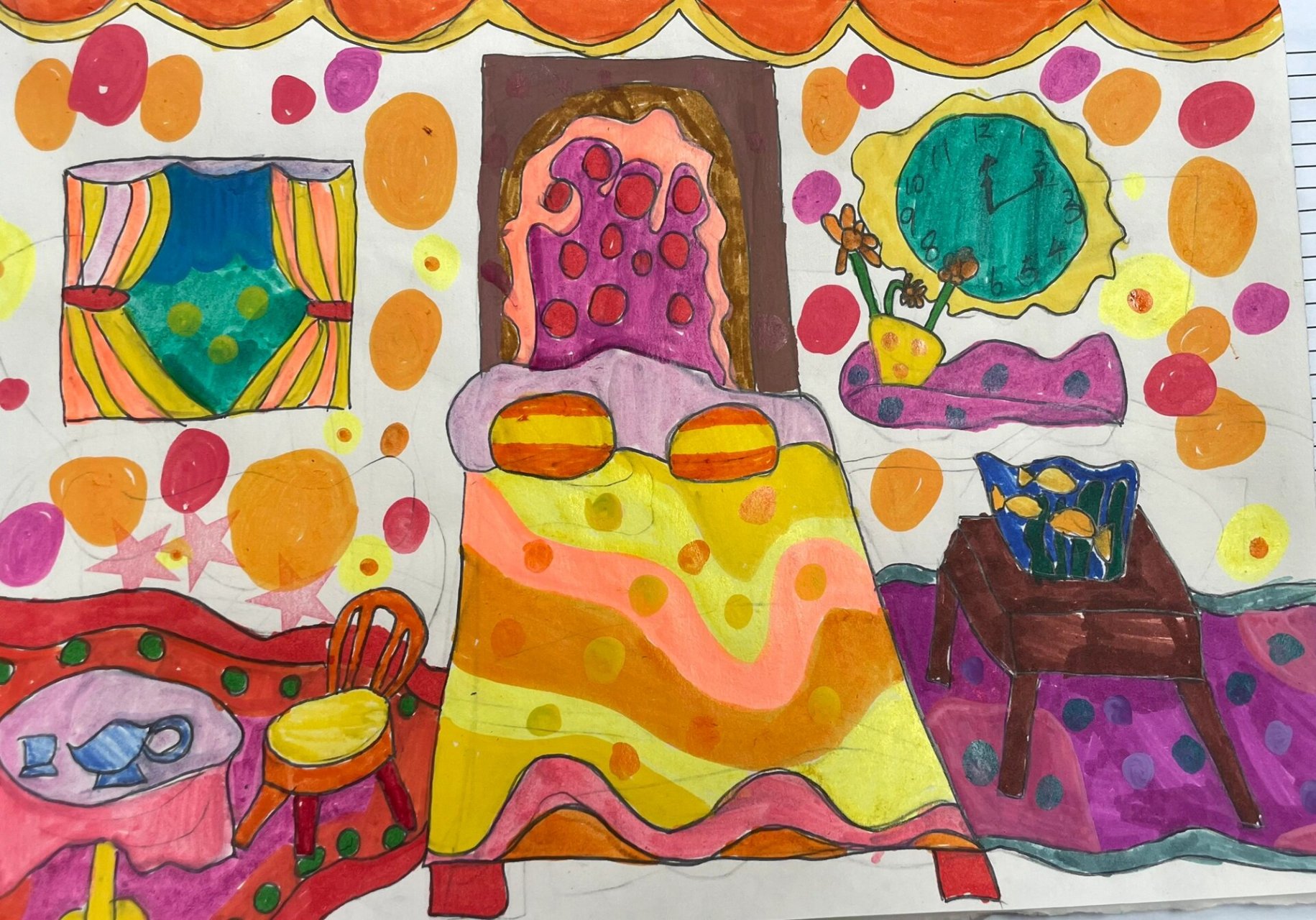 三年级美术《我的小天地》学生绘画作品 小朋友心中的小天地