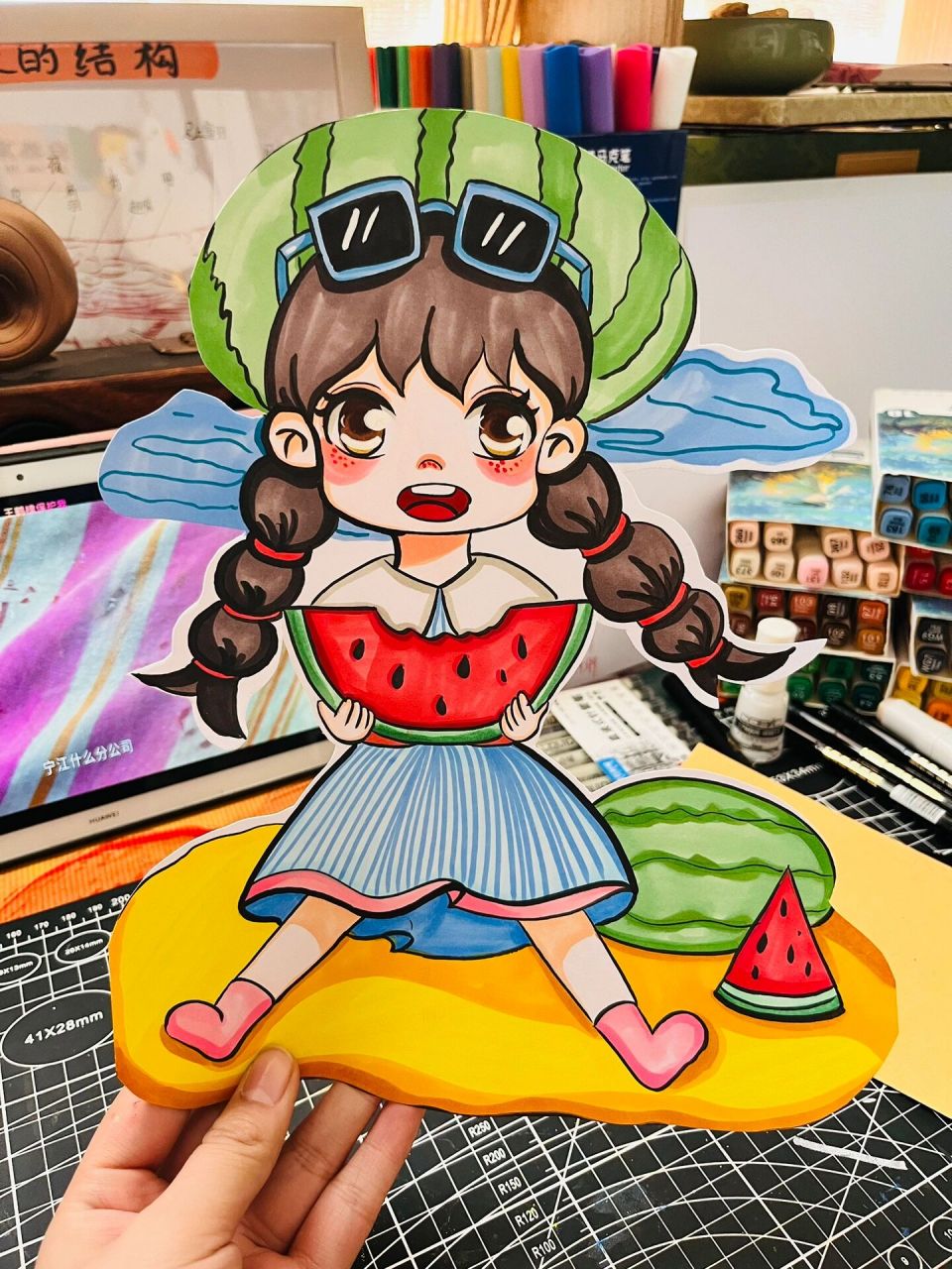 夏天课效 主题拟人创作夏季凉悠悠超简单