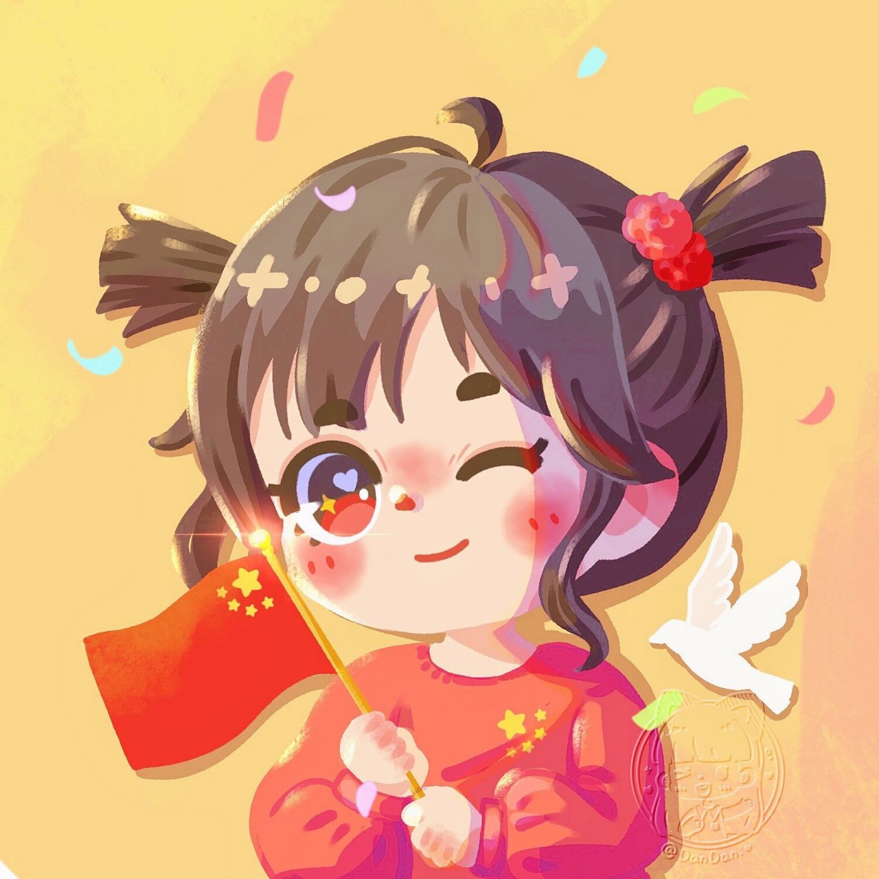 更新两枚可爱头像～ 可以保存起来和好朋友一起用了哇!