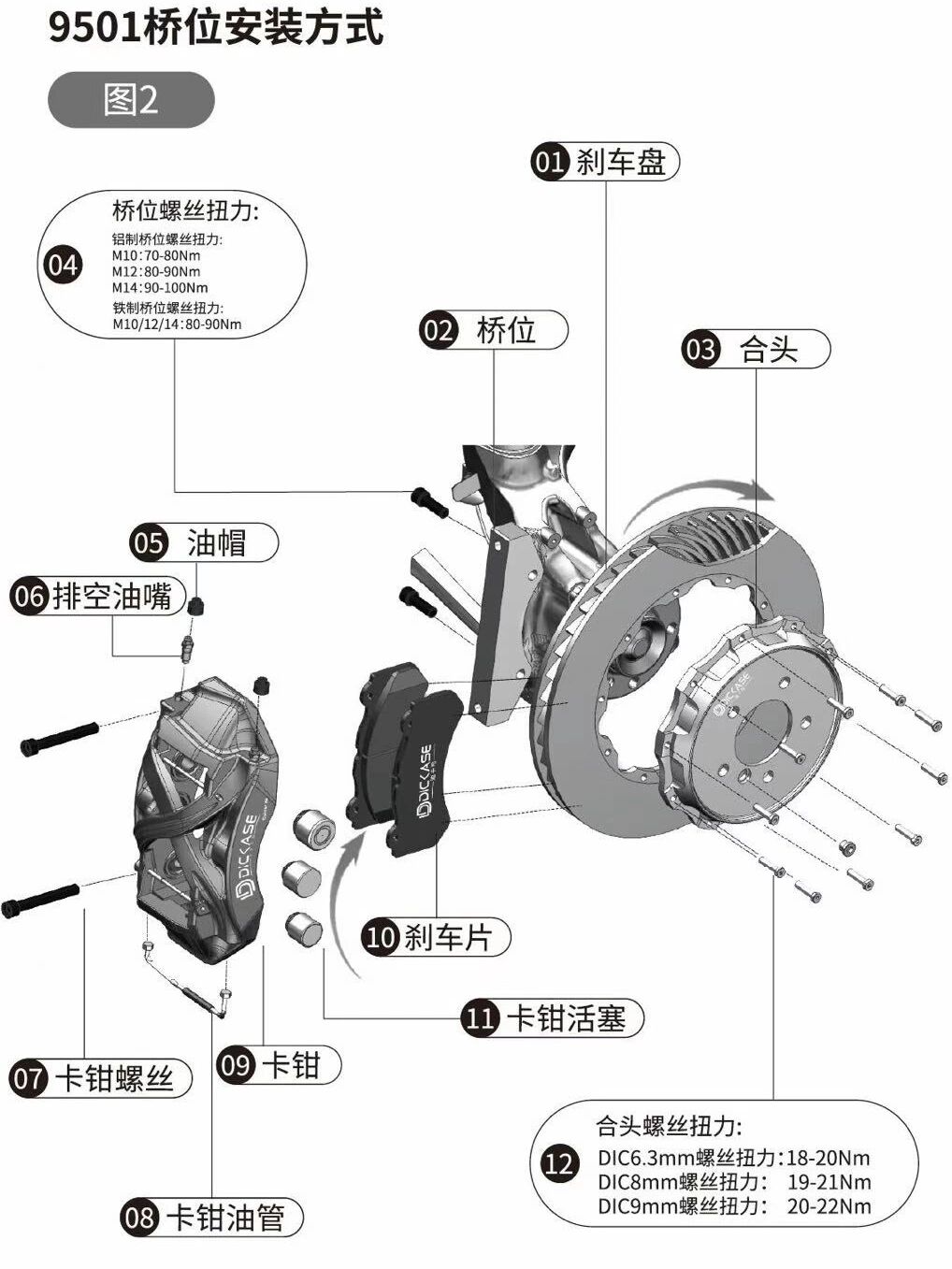 刹车回位弹簧安装图解图片