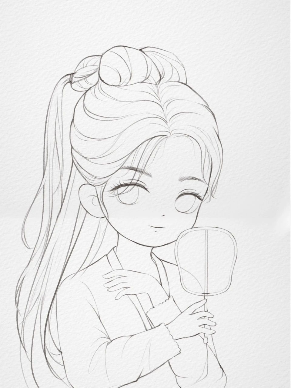 白鹿的古装扮相堪称一绝,感觉属于那种360度无死角的脸.