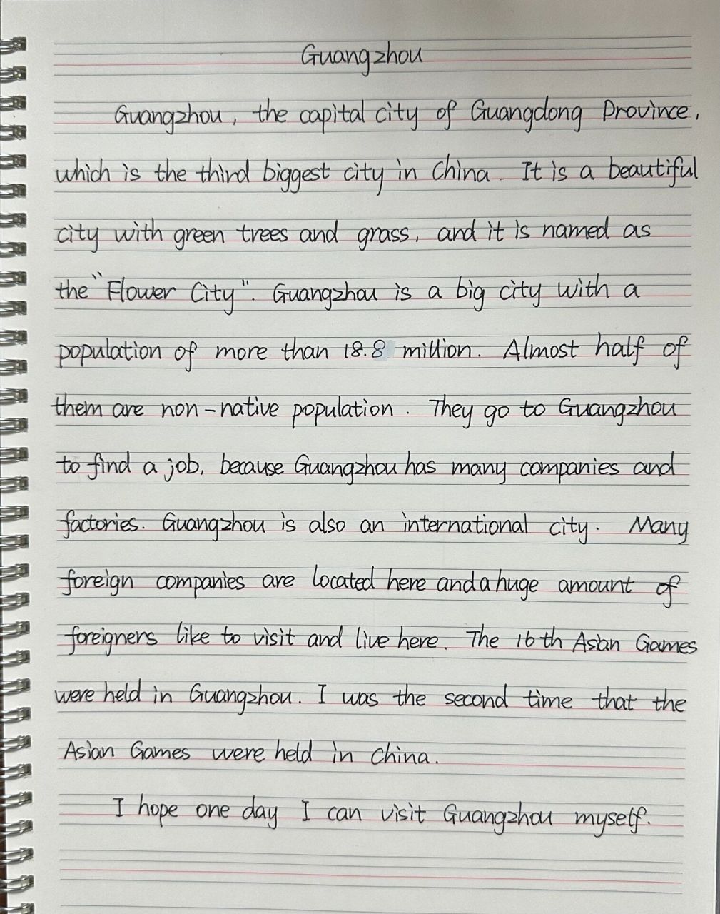 英语满分范文之「广州」 春暖花开～大家都准备去哪里旅游呢?