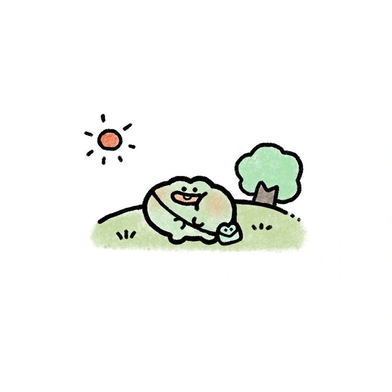 小青蛙dom# #dom蛙##我是原创插画师# #卡通头像# #dom小日常