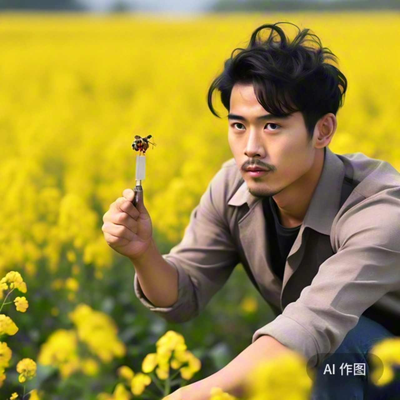 蜜蜂飞来,蝴蝶起舞