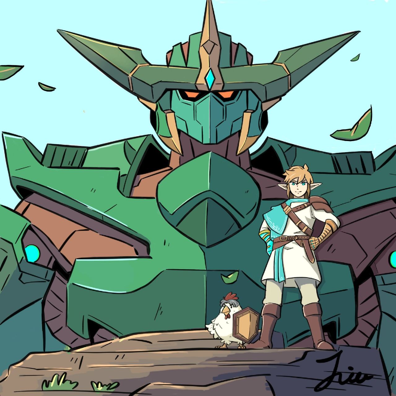 林克我啊,还有几天就能开上高达了 在贴吧看到两张国外老哥(_miyann和