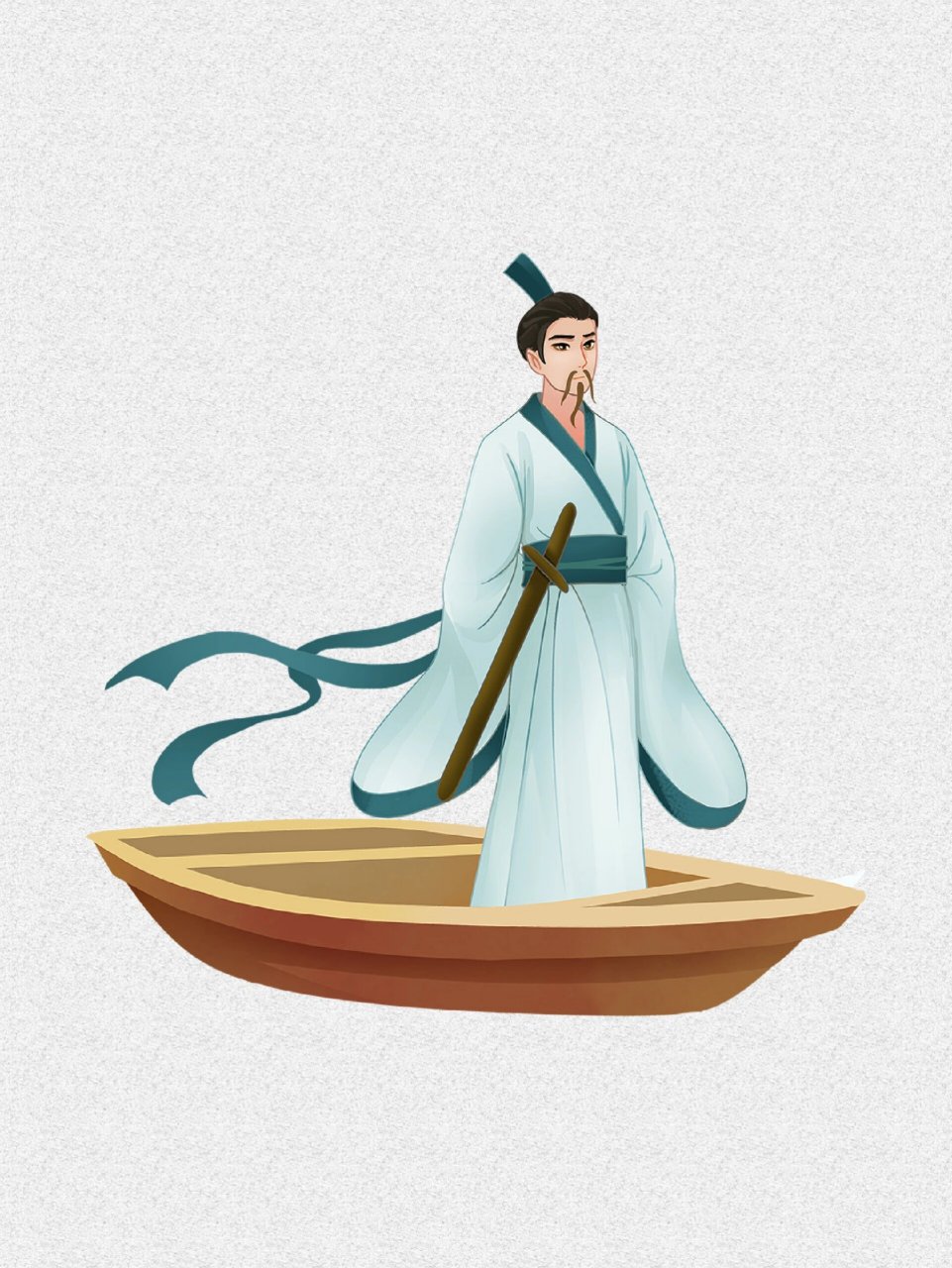 屈原,一个传奇的故事 哈喽宝子们,今天给大家分享一组屈原人物素材.