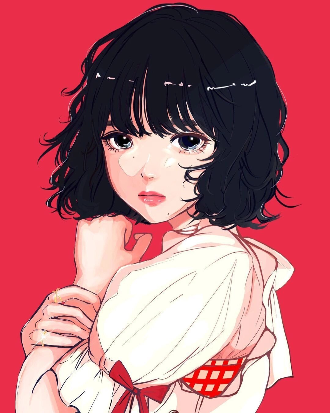 100位宝藏插画师|96130日系清新美少女 chan_chikame,日本插画师