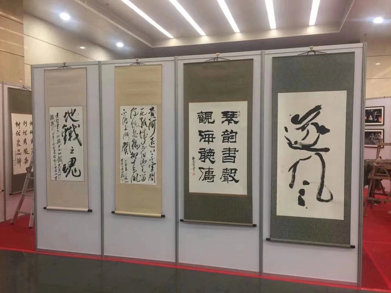 大连画展展板租赁,书画展展板出租公司