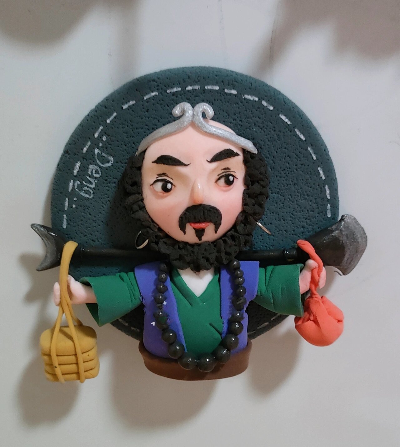 粘土冰箱贴之西游记沙僧