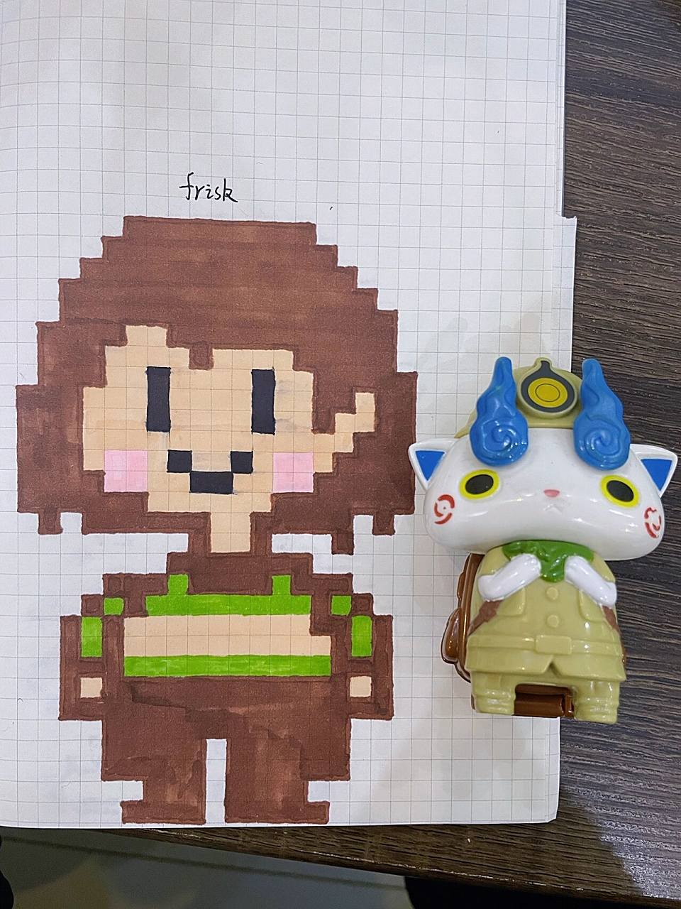 猹|像素画 传说之下 传说之下frisk