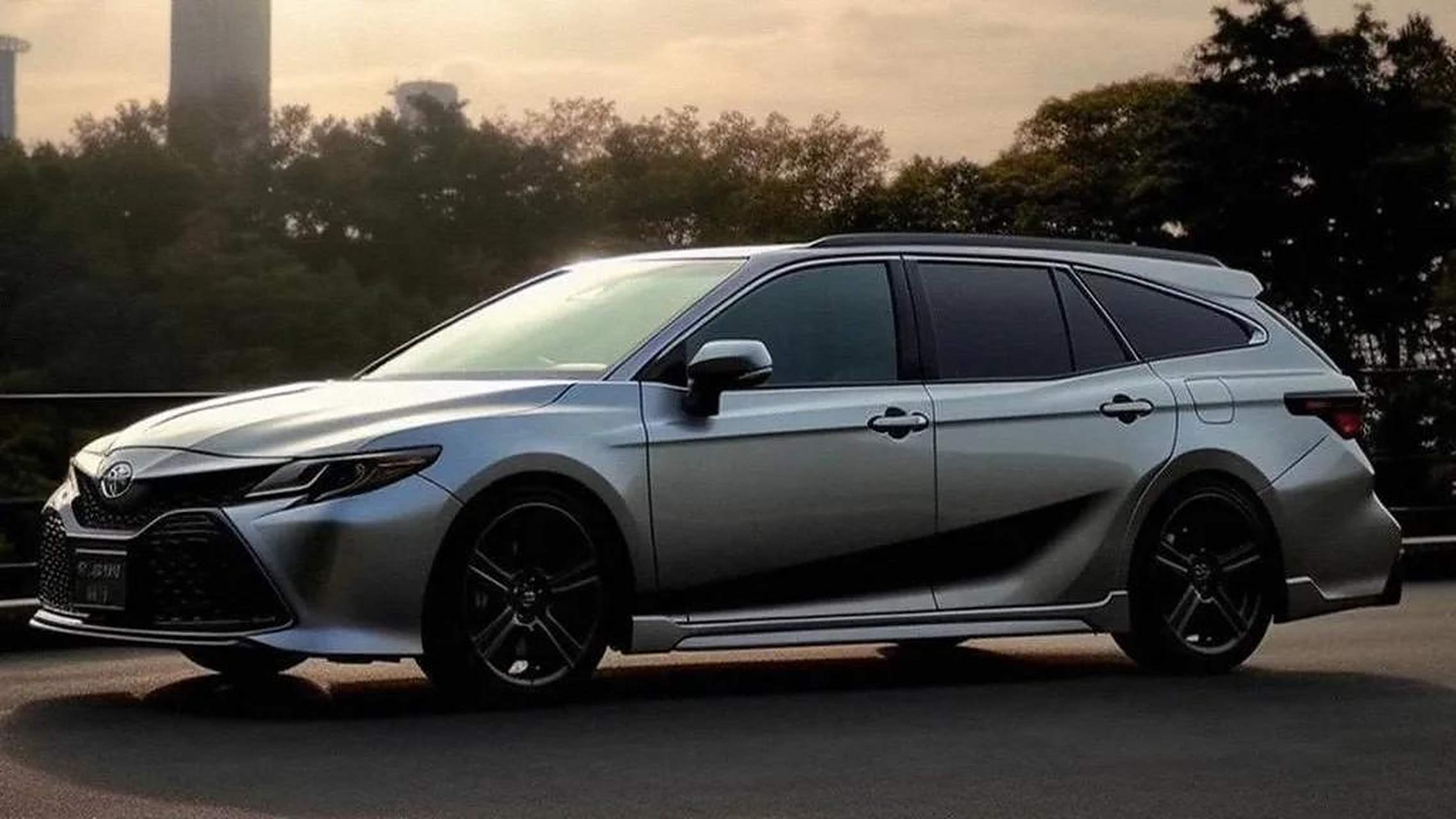 全新丰田凯美瑞旅行车预览图!这是把塞纳压扁了的凯美瑞吗?