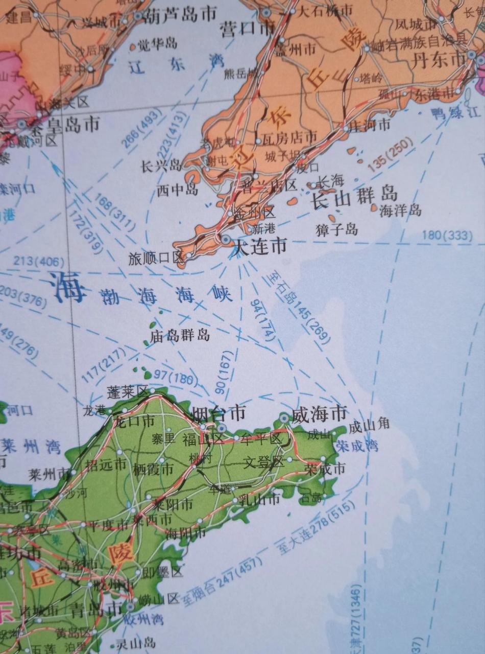 山东沿海地图全图图片