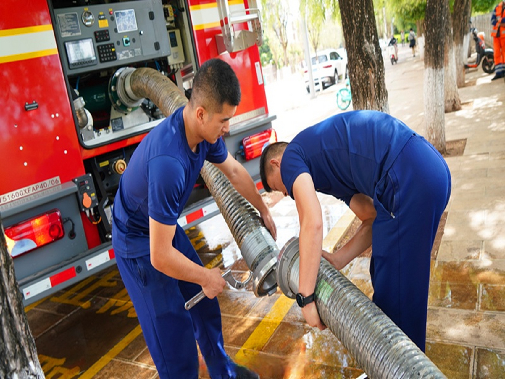 五华消防# 【消防取水平台正式建成投用】为扩大辖区消防水源覆该面