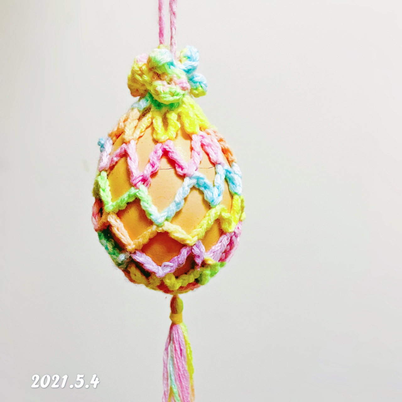 【钩针小物】626266之立夏蛋套蛋袋蛋兜(附图解) 明天就立夏了