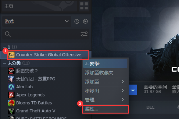 csgo国服和国际服怎么切换