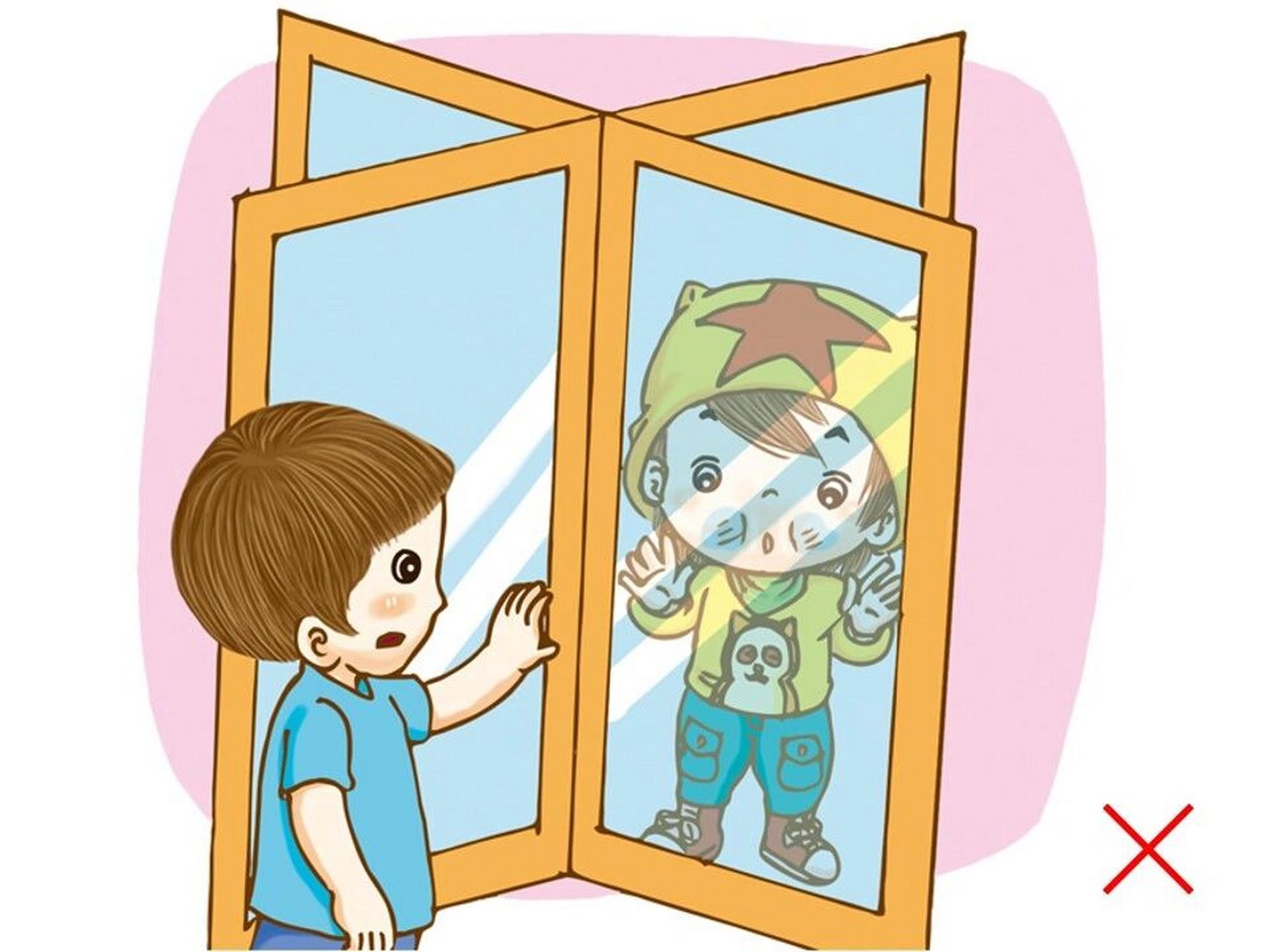 幼儿园安全教育|旋转门里守规则