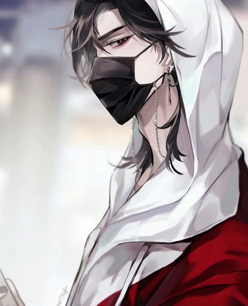 花主的眼神杀 这装扮出去炸街,不用想了,你就是这条街最亮的仔