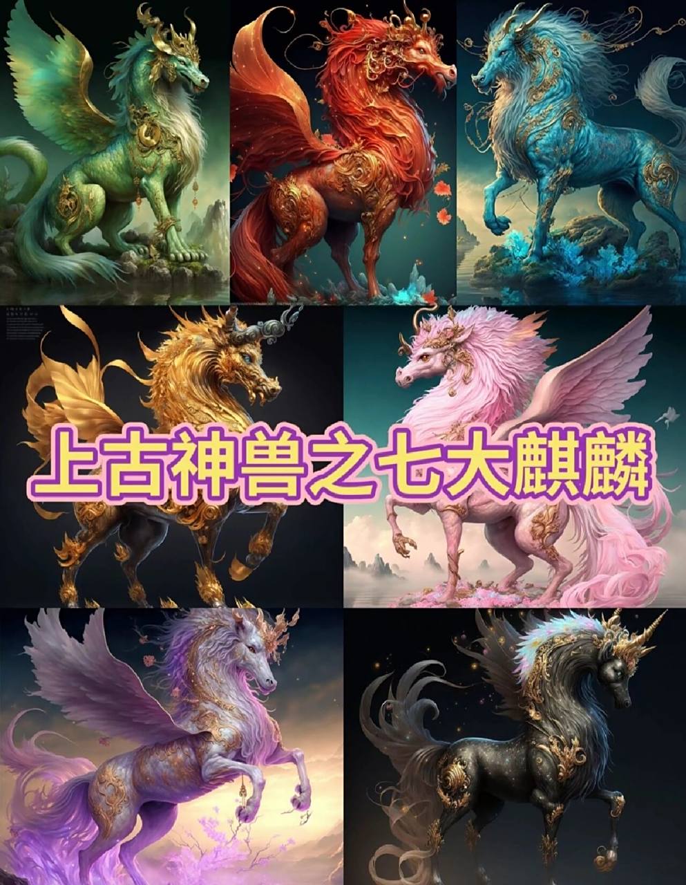 上古神兽之麒麟一族