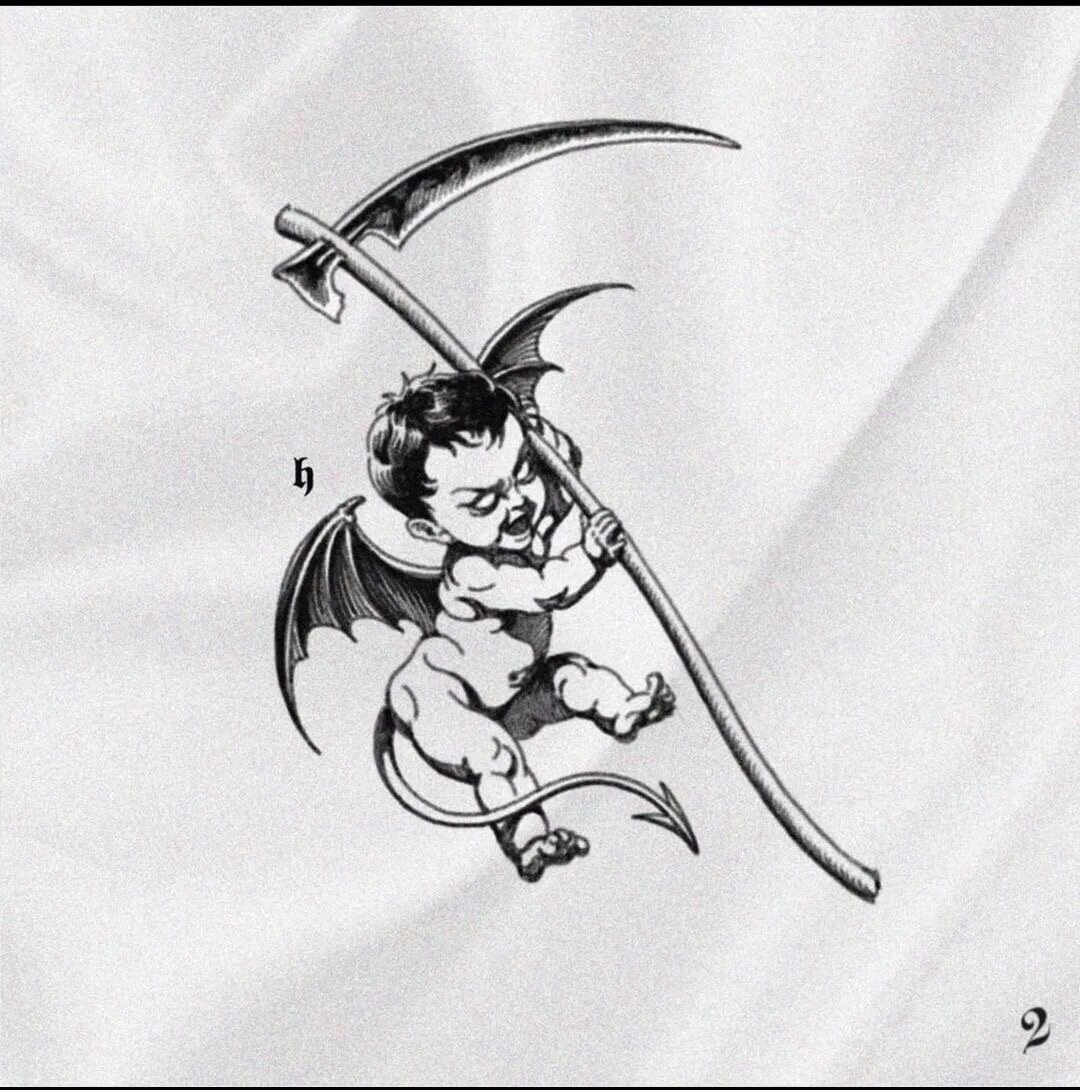 小恶魔纹身它来了