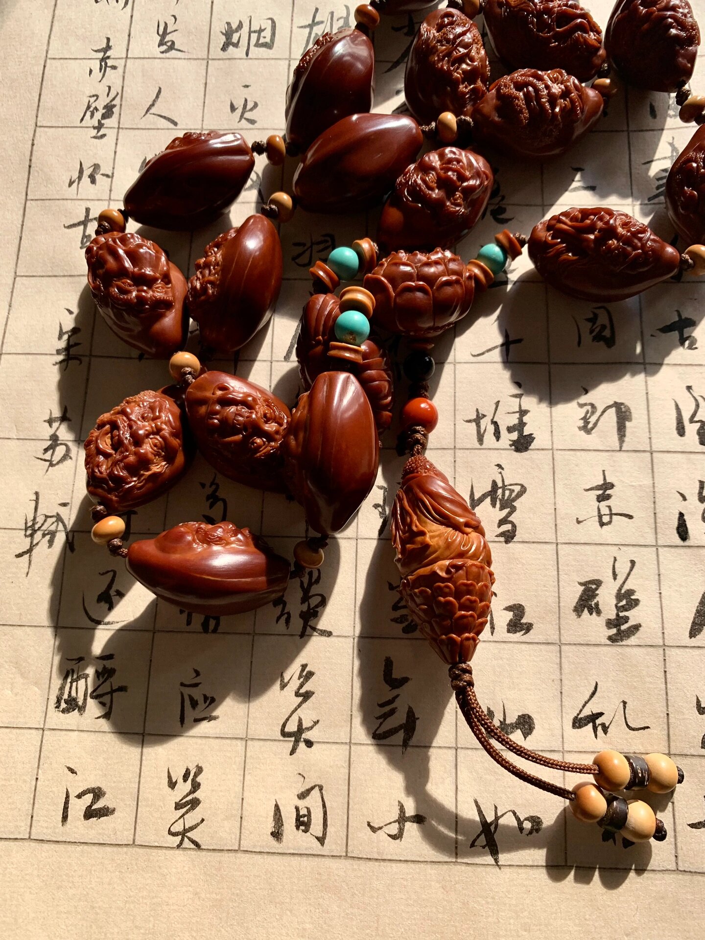 18罗汉(橄榄核雕