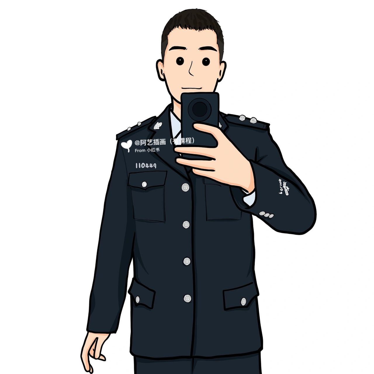 帅气的男生职业头像