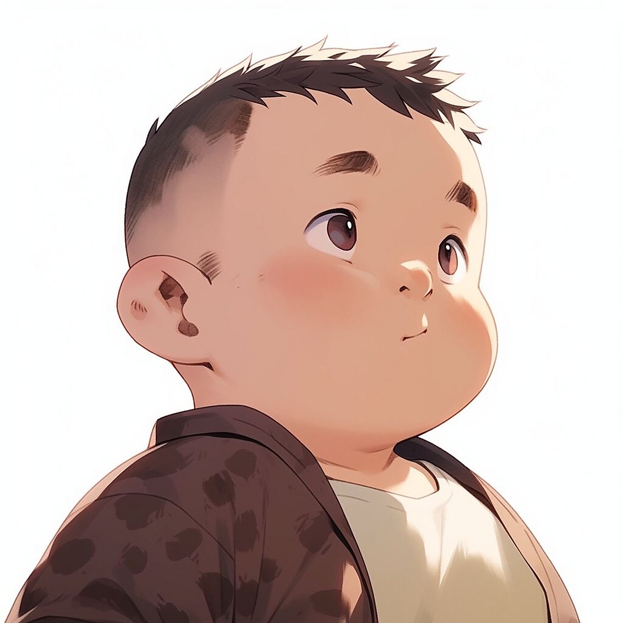 胖胖男生的专属头像!