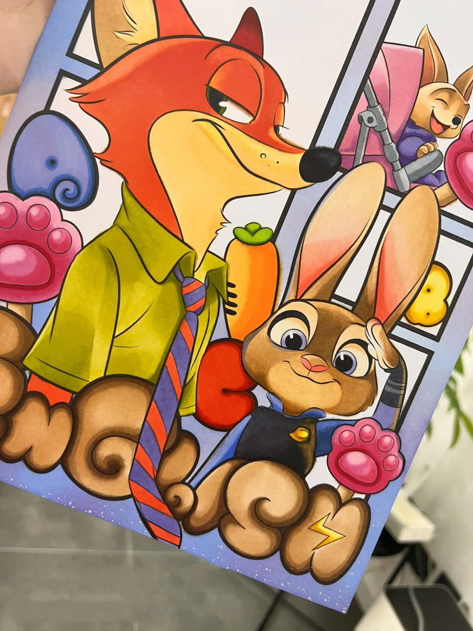 英语手抄报 英文手抄报 02尼克和92朱迪来啦!