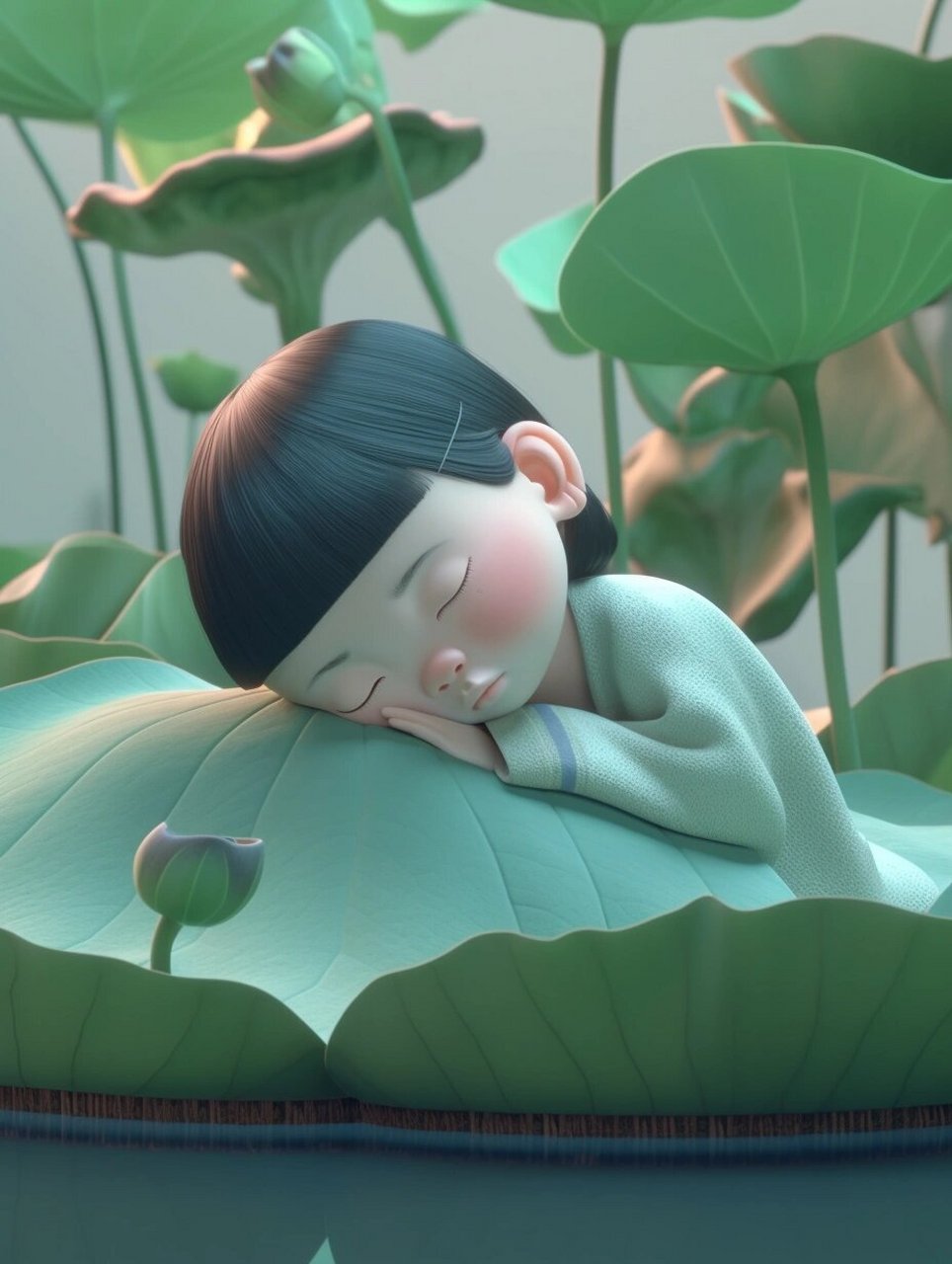 佛系躺平 禅意系可爱小孩 #平躺##缓解压力和焦虑##放手##寻找内心