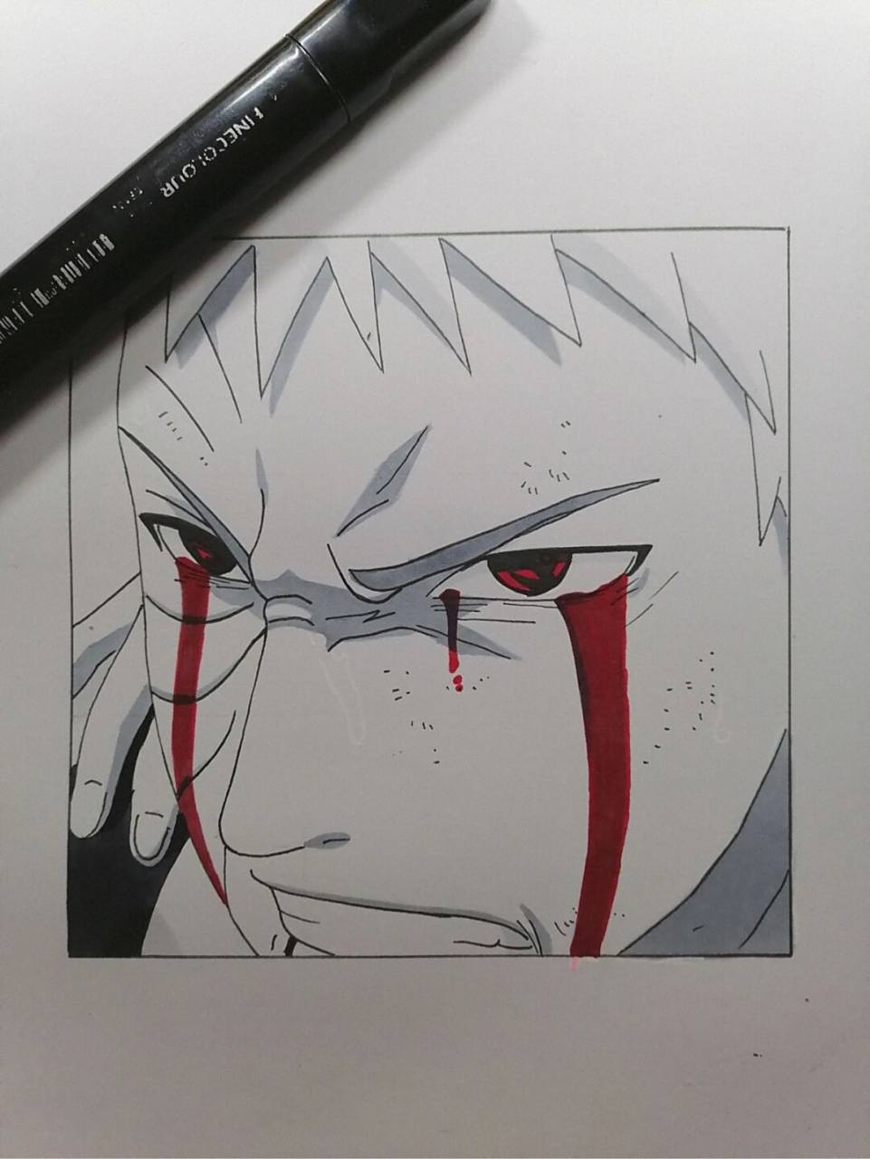 带土 #火影忍者# #手绘教程# #带土