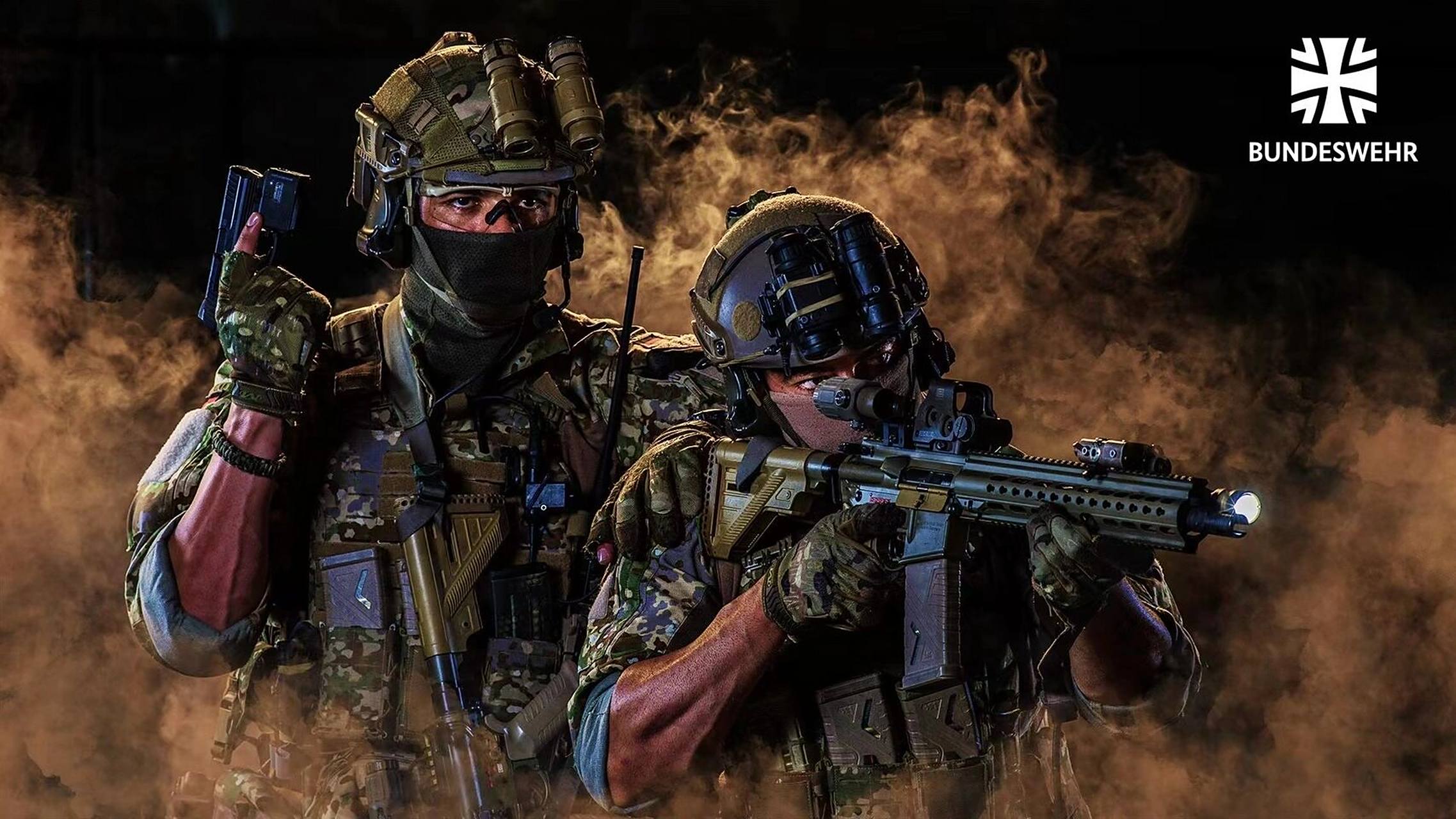 德军ksk特种部队宣传照 德军最精锐的特种部队ksk,配