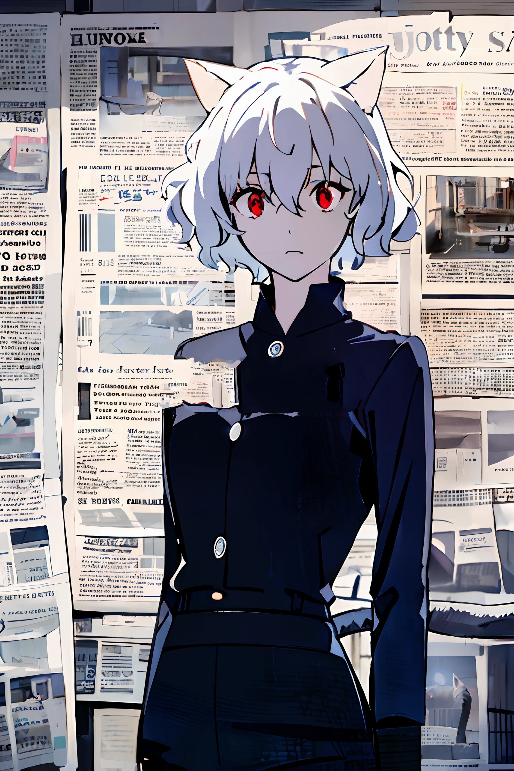 93猫女壁纸~尼飞比特Ⅰ全职猎人复古港风