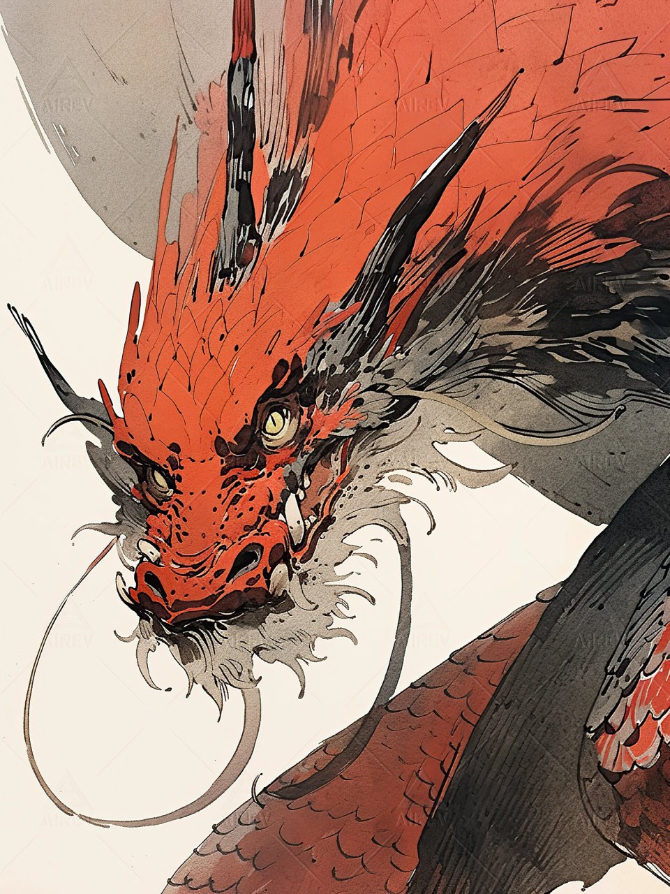 【国潮插画·山海经神兽】 90白泽——白泽在中国古代神话中地位