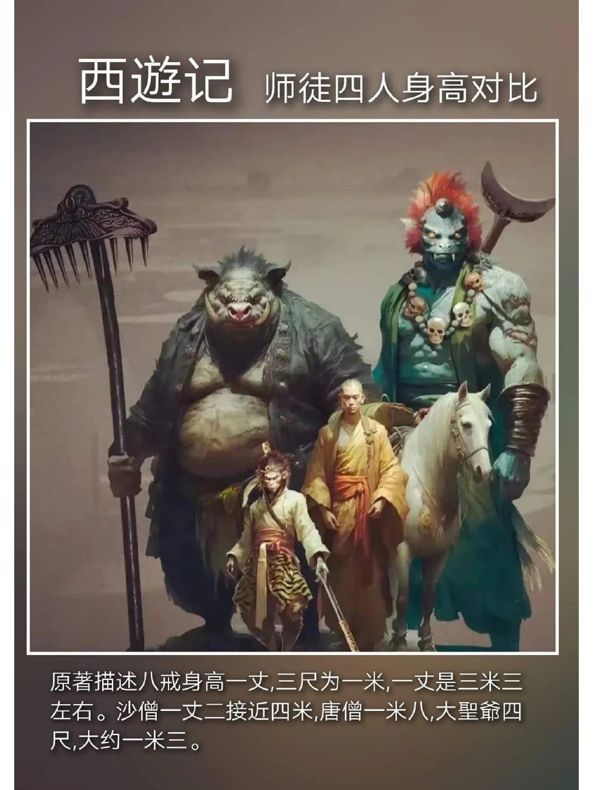 西游记 孙悟空身高只有一米三