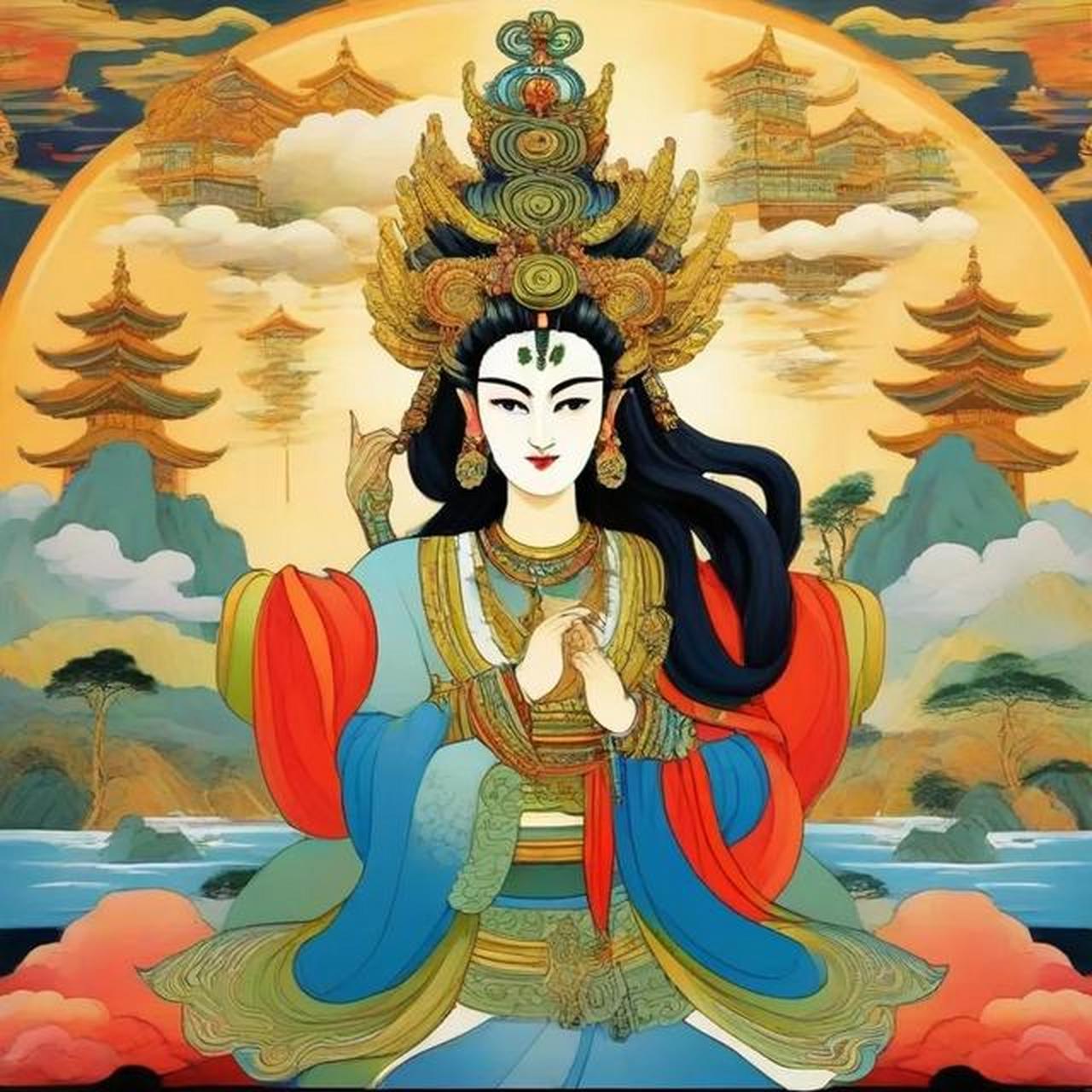 传说中,嫘祖是西陵氏的女儿,嫁给黄帝后生下了玄嚣和昌意两个儿子.